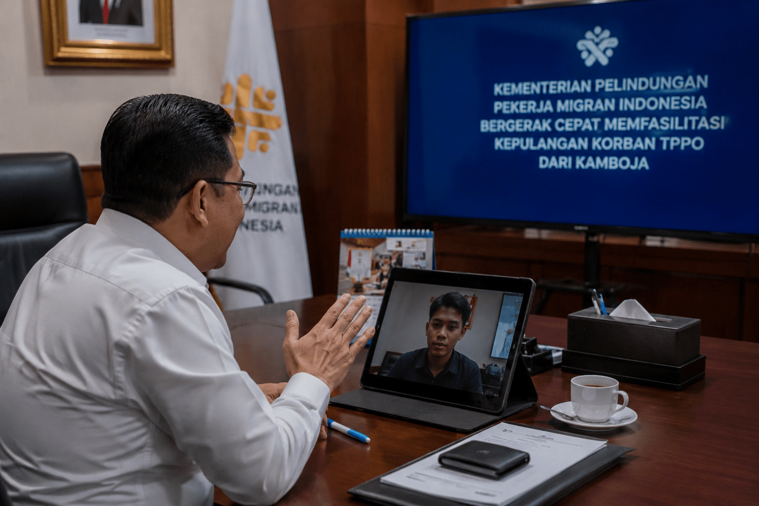 Menteri Mukhtarudin Fasilitasi Pemulangan Warga Kalteng Korban TPPO dari Kamboja