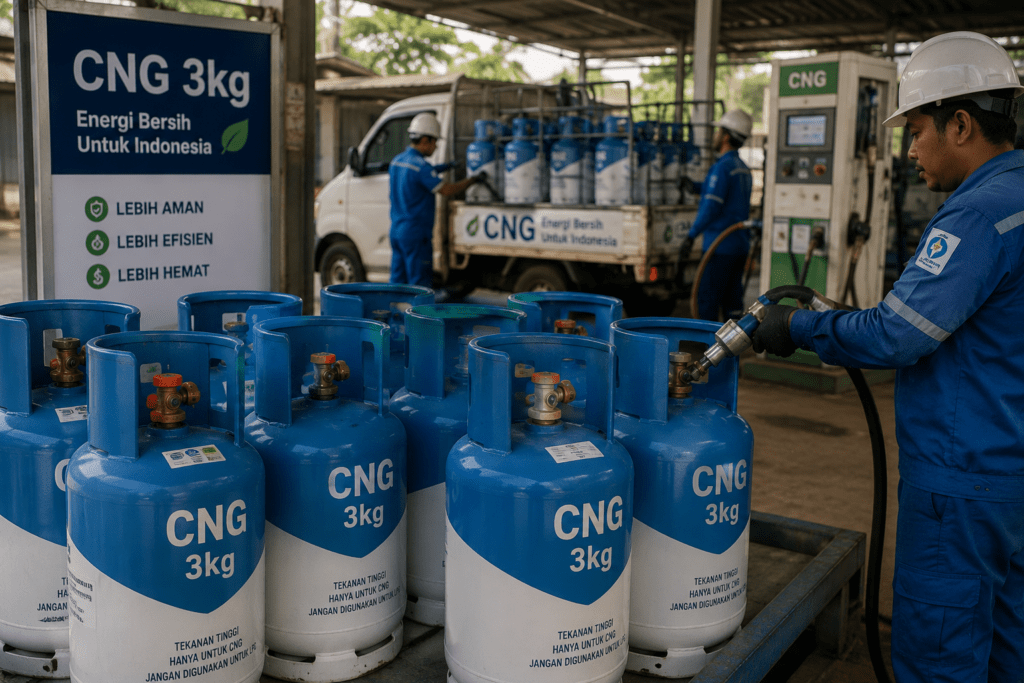 CNG 3 Kg Disiapkan Jadi Alternatif LPG, Ini Skema Pembeliannya