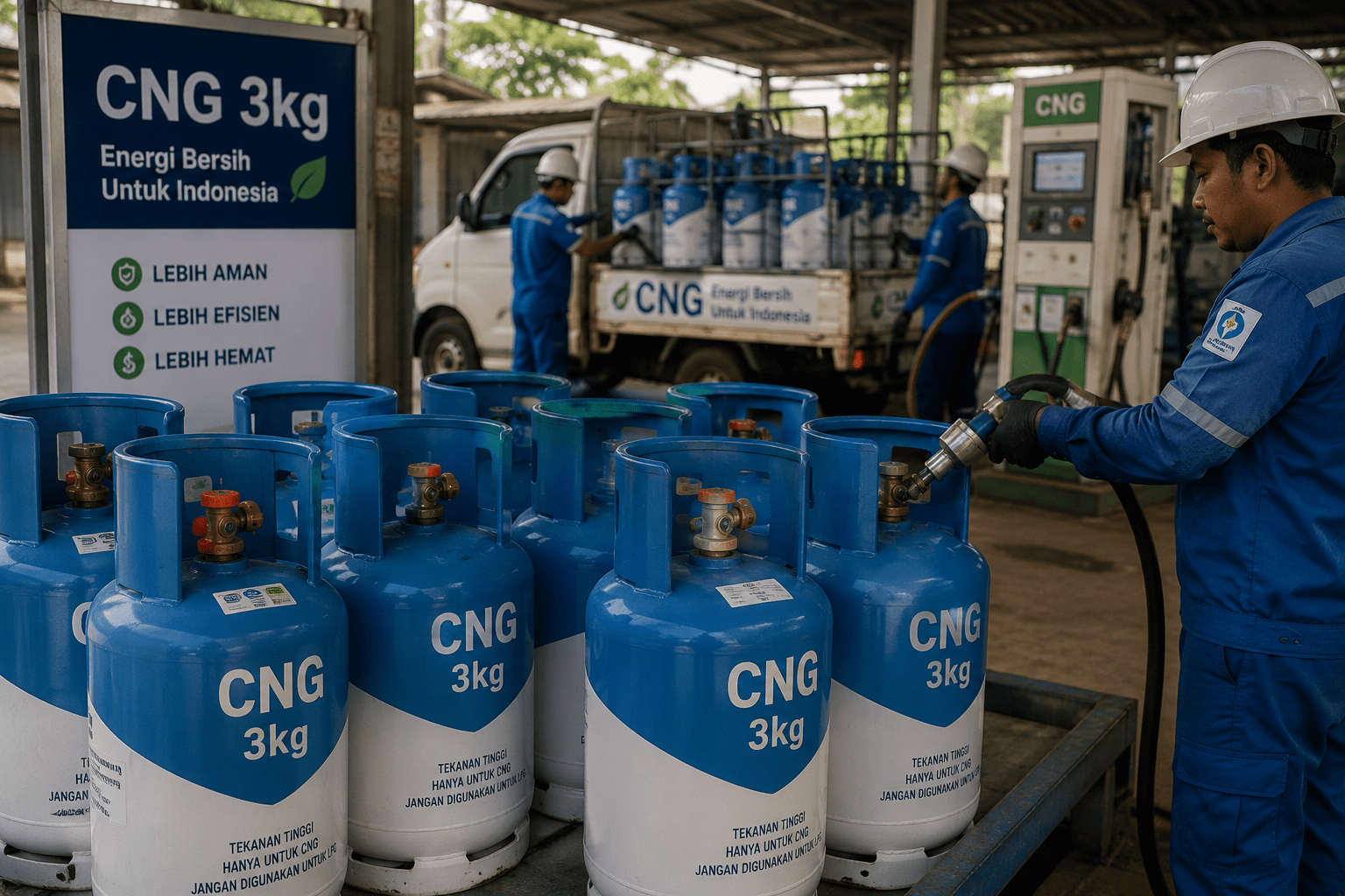 CNG 3 Kg Disiapkan Jadi Alternatif LPG, Ini Skema Pembeliannya