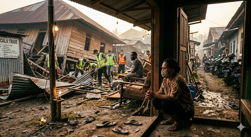 Ledakan Diduga Bom Perang Dunia II di Biak Numfor Rusak 10 Rumah, Lima Orang Tewas