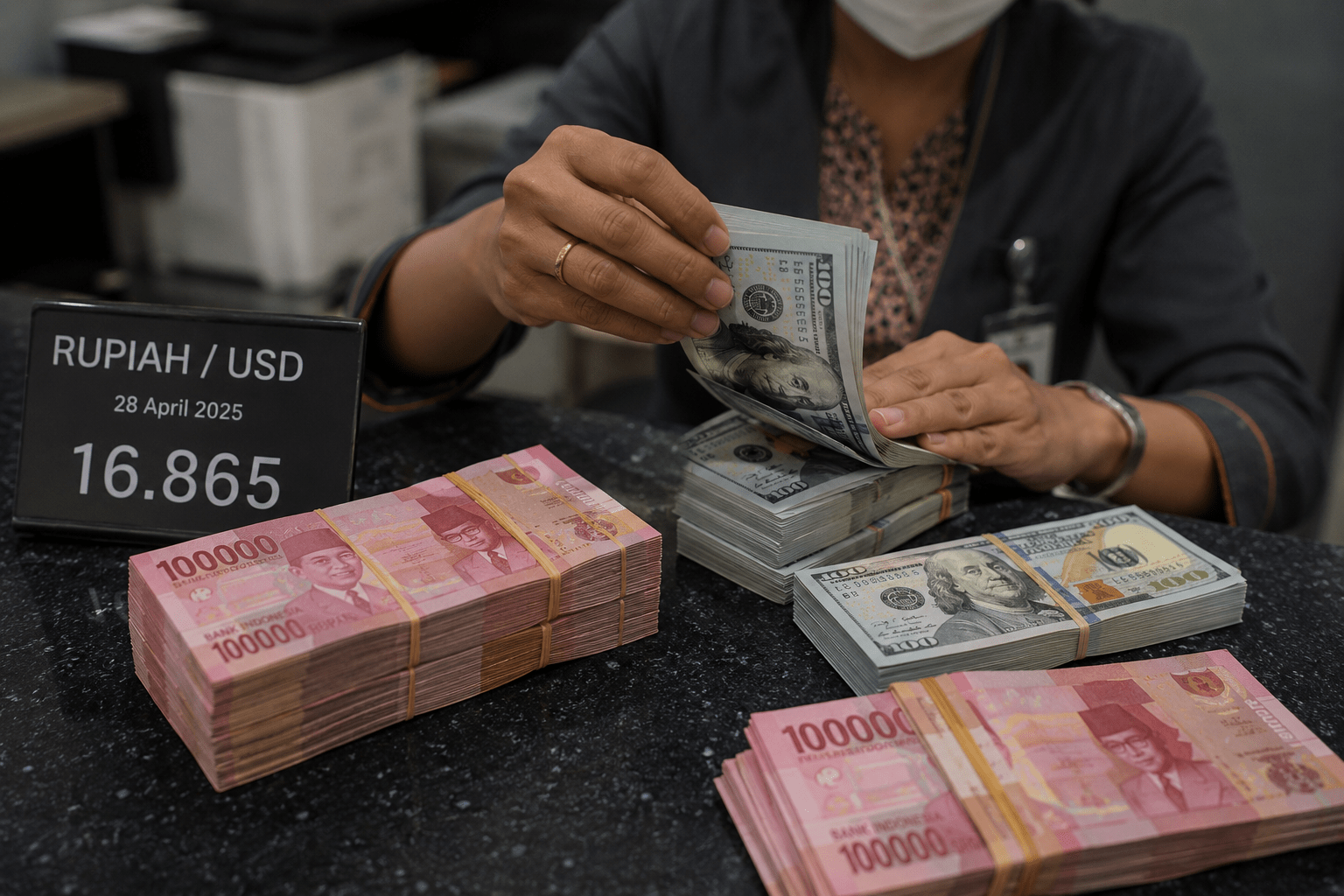 Ekonom Prediksi Rupiah Berpotensi Sentuh Rp25.000 per Dolar AS pada Akhir 2026