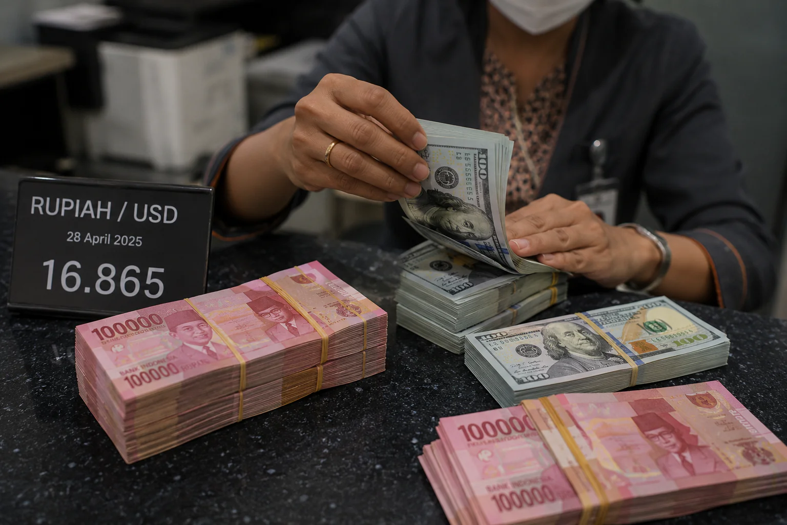 Ekonom Prediksi Rupiah Berpotensi Sentuh Rp25.000 per Dolar AS pada Akhir 2026