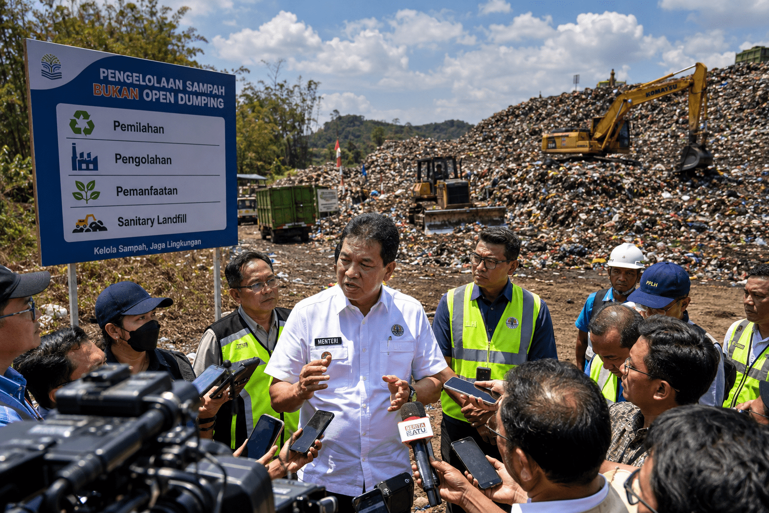 MenLH Tegaskan TPA Tidak Akan Ditutup, Pemerintah Hanya Hentikan Praktik Open Dumping