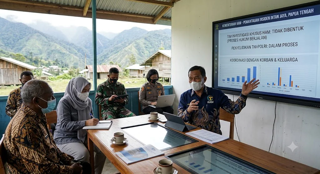 Kementerian HAM Nilai Tim Investigasi Belum Diperlukan untuk Usut Penembakan di Papua