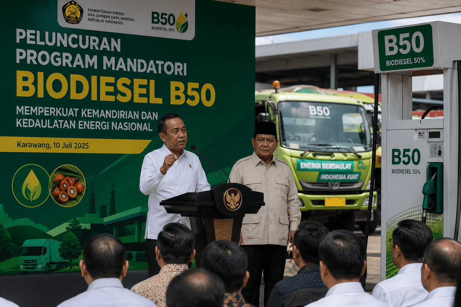 B50 Resmi Diluncurkan, ESDM Sebut Langkah Strategis Perkuat Kedaulatan Energi