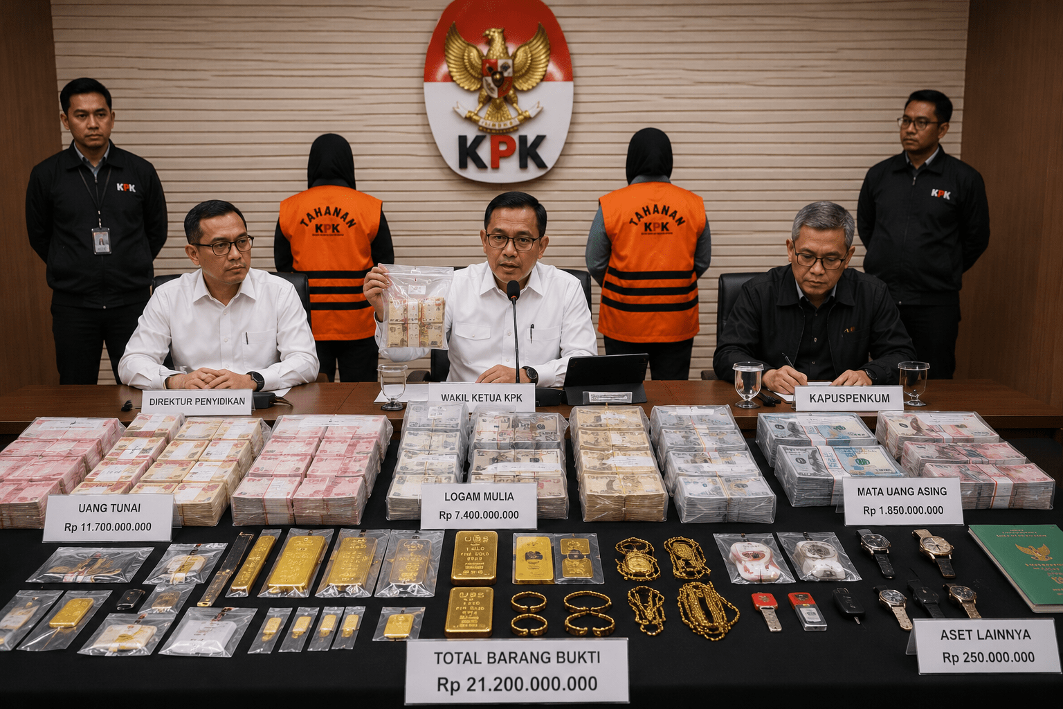 KPK Ungkap Barang Bukti Kasus Bupati Sukoharjo, Ada Logam Mulia hingga Uang Yen