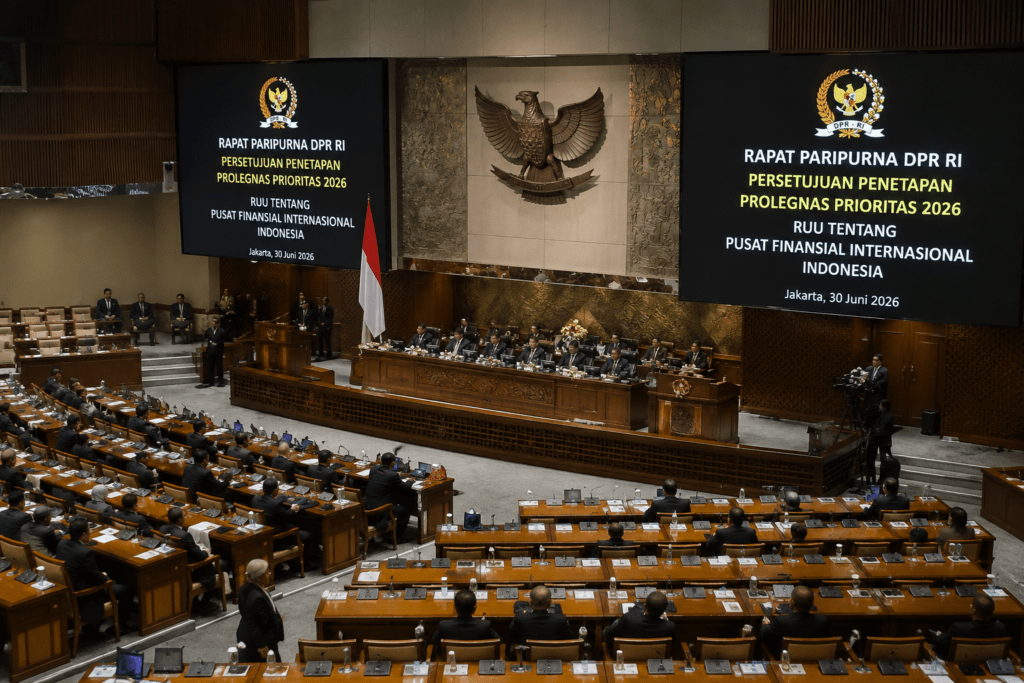 RUU Pusat Finansial Internasional Resmi Masuk Prolegnas 2026, DPR Mulai Bahas Regulasi Baru Ilustrasi. Foto: RUU Pusat Finansial Internasional Resmi Masuk Prolegnas 2026, DPR Mulai Bahas Regulasi Baru