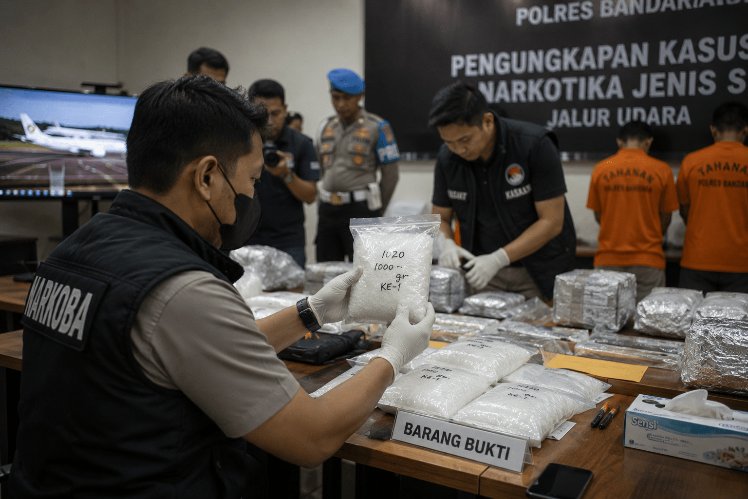Kasus Pilot Bawa 25 Kg Ekstasi Diinvestigasi oleh Bareskrim dan PDRM