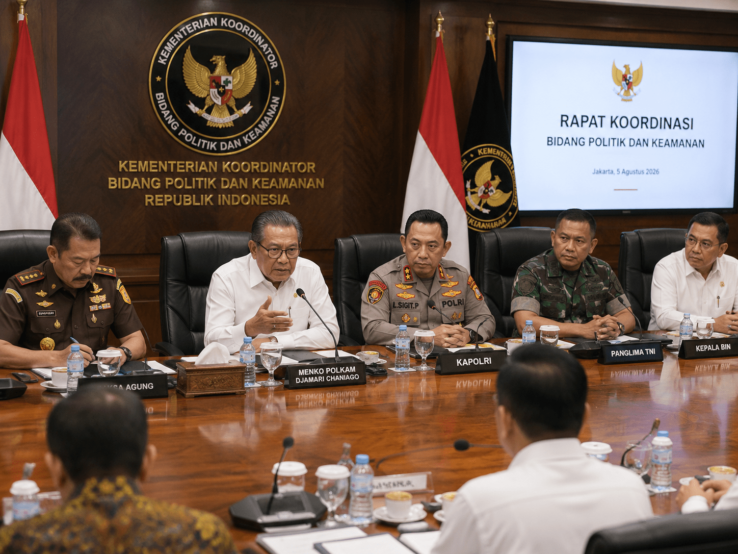 Jaksa Agung, Kepala BIN Hingga Kapolri Dipanggil Menko Polkam